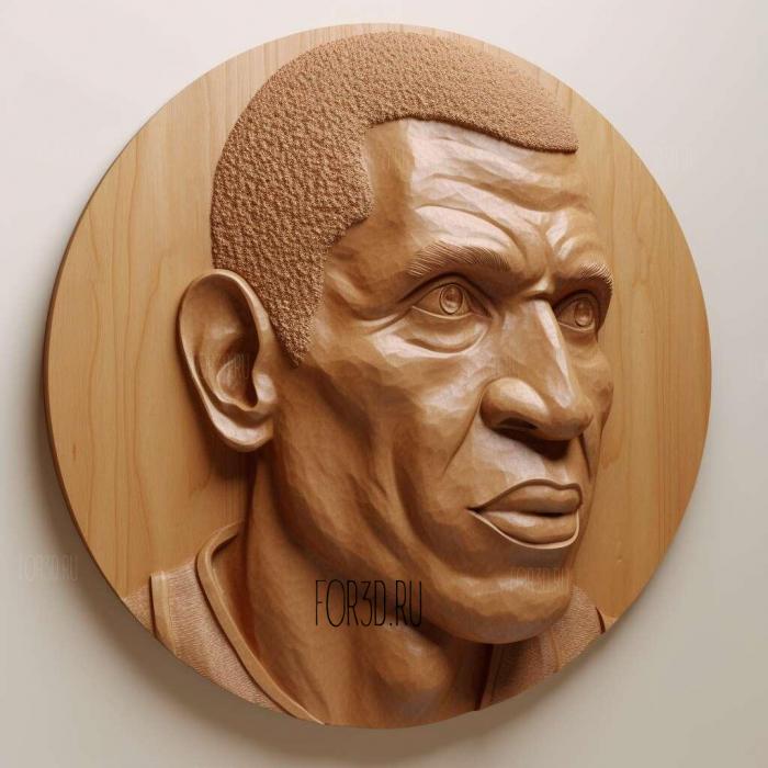 Reggie Miller 1 stl model for CNC